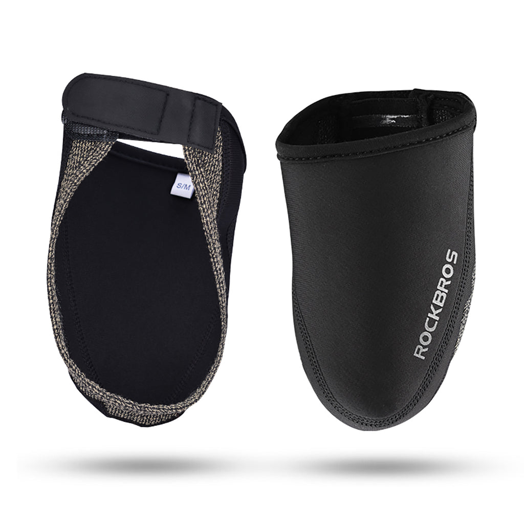 Rockbros LF1030 Nepralaidūs šalčiui izoliuoti batų pėdos pirštų dangalai 36-42 cm - Juodi -- Cycling Accessories