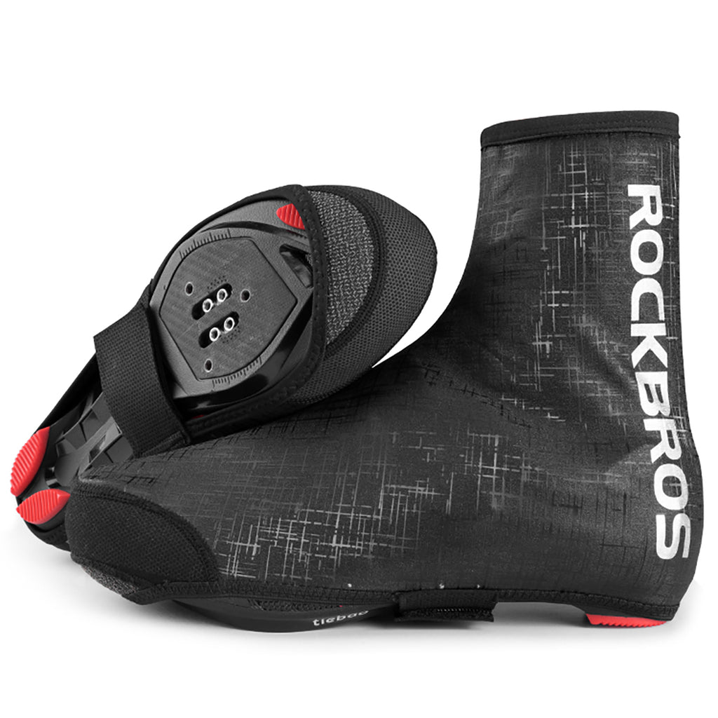 Rockbros LF1081 Nepralaidūs vėjui ir vandeniui batų dangalai 42-46 cm - Juodi -- Bicycle Covers