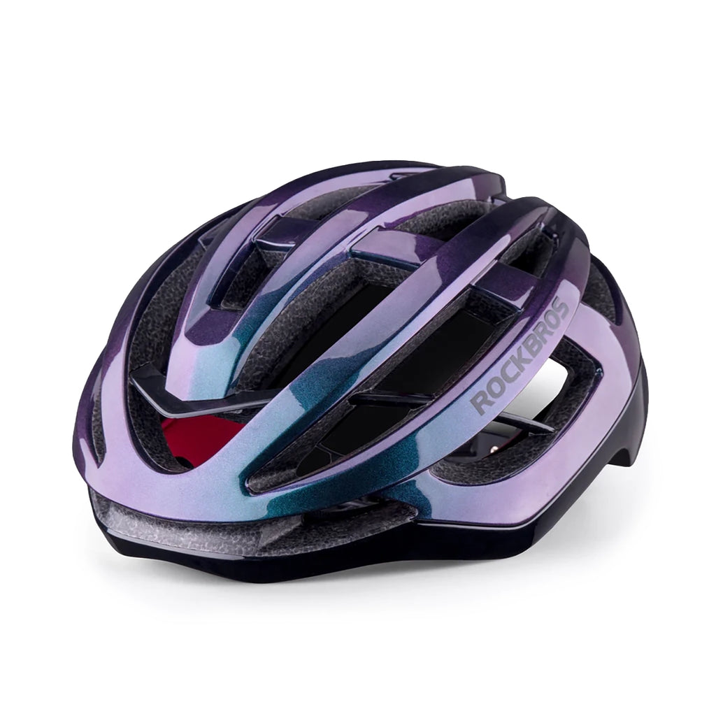 Rockbros HC-58C-L Dviračio šalmas 58-61 cm - Mėlyna chameleonas -- Bicycle Helmets