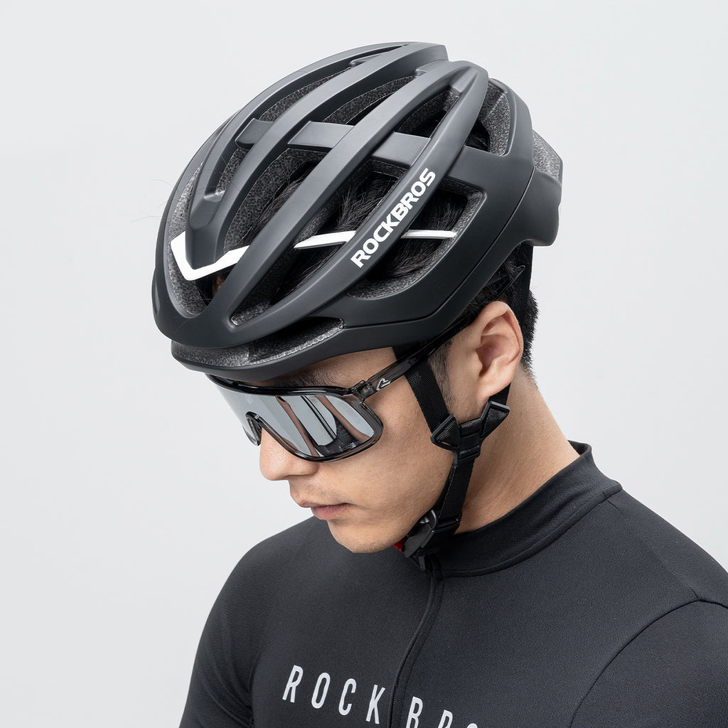Rockbros HC-58BK-L dviračio šalmas 58-61 cm - juodas ir pilkas -- Bicycle Helmets
