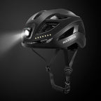Rockbros ZK-077 dviračio šalmas su integruota daugiakrypte apšvietimo sistema 57-61 cm - Balta -- Bicycle Helmets