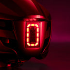 Rockbros ZK-077 dviračio šalmas su integruota daugiakryptine apšvietimo sistema 57-61 cm - baltas -- Bicycle Helmets