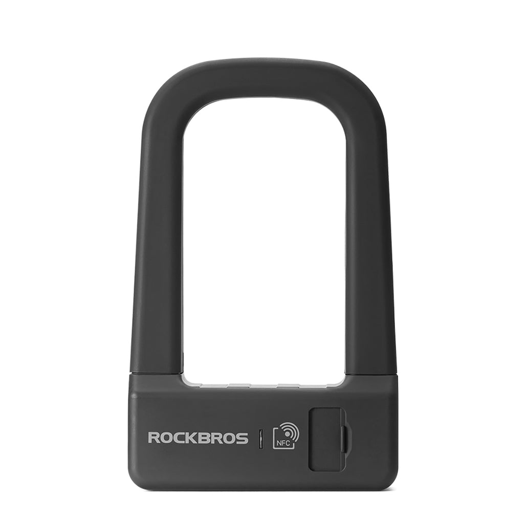 Rockbros RBNS1 SMART Dviračio spyna su NFC skaitytuvų - juoda -- Bicycle Locks