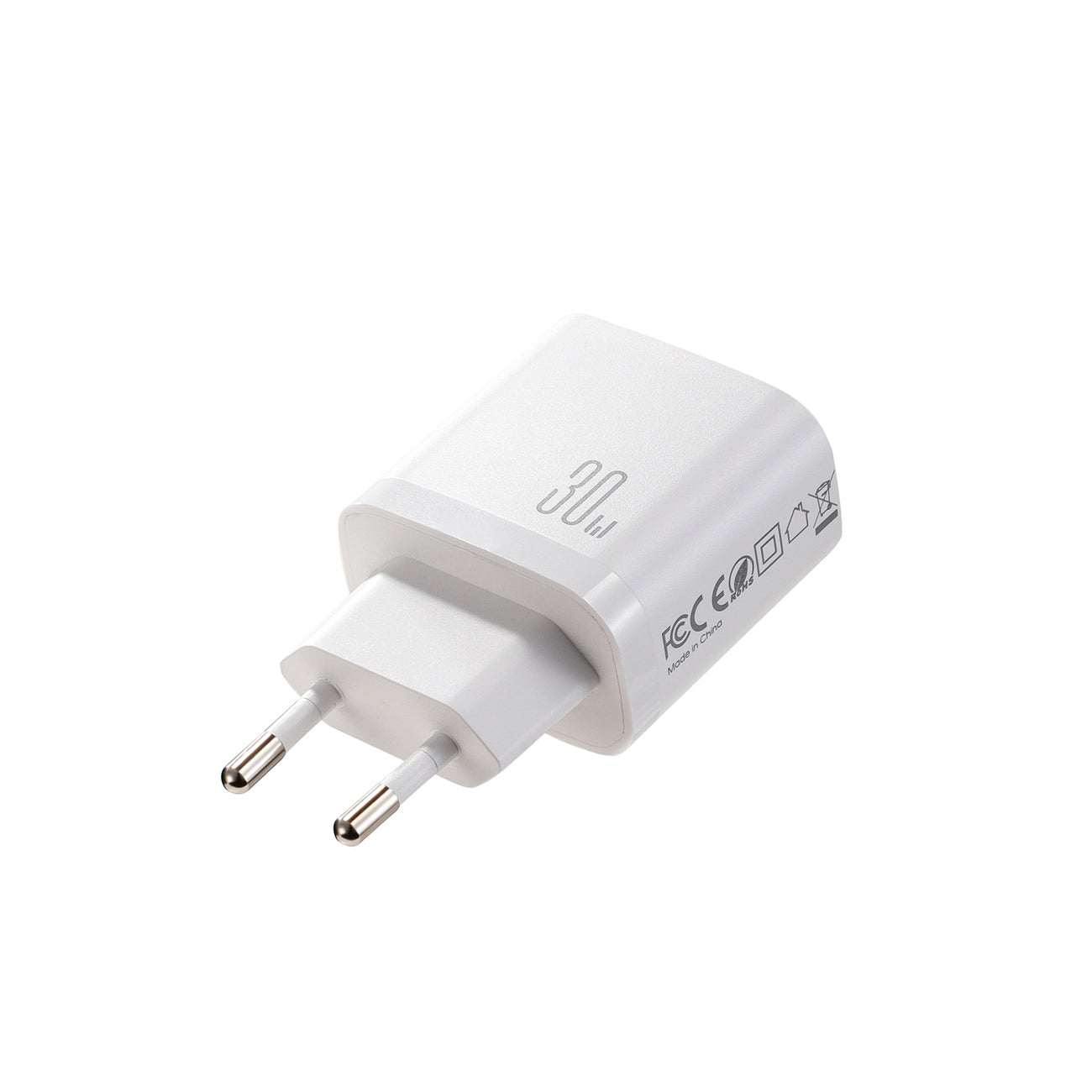 Joyroom JR-TG6 GaN 30W Sieninis Įkroviklis - Baltas -- Cell phone chargers