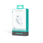 Joyroom JR-TG6 GaN 30W Sieninis Įkroviklis - Baltas -- Cell phone chargers