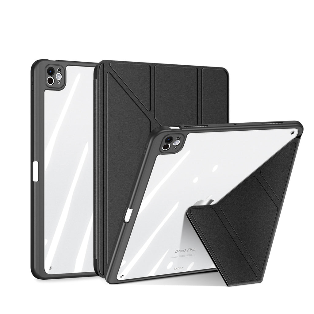 Dux Ducis Magi dėklas, skirtas iPad Pro 11" (2024/2025) su stovu – juodas