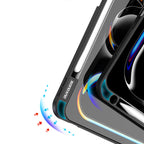 Dux Ducis Magi dėklas, skirtas iPad Pro 11" (2024/2025) su stovu – juodas