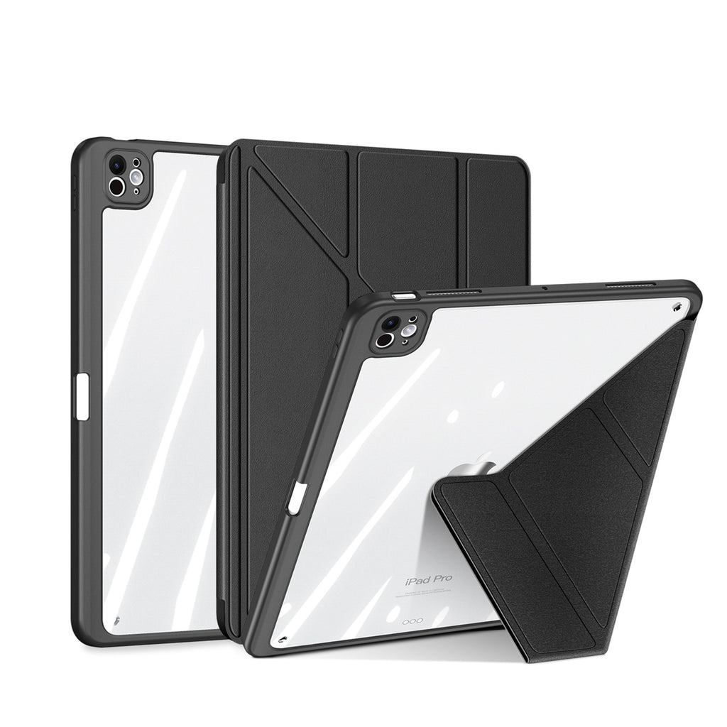 Dux Ducis Magi dėklas, skirtas iPad Pro 13" (2024/2025) su stovu – juodas