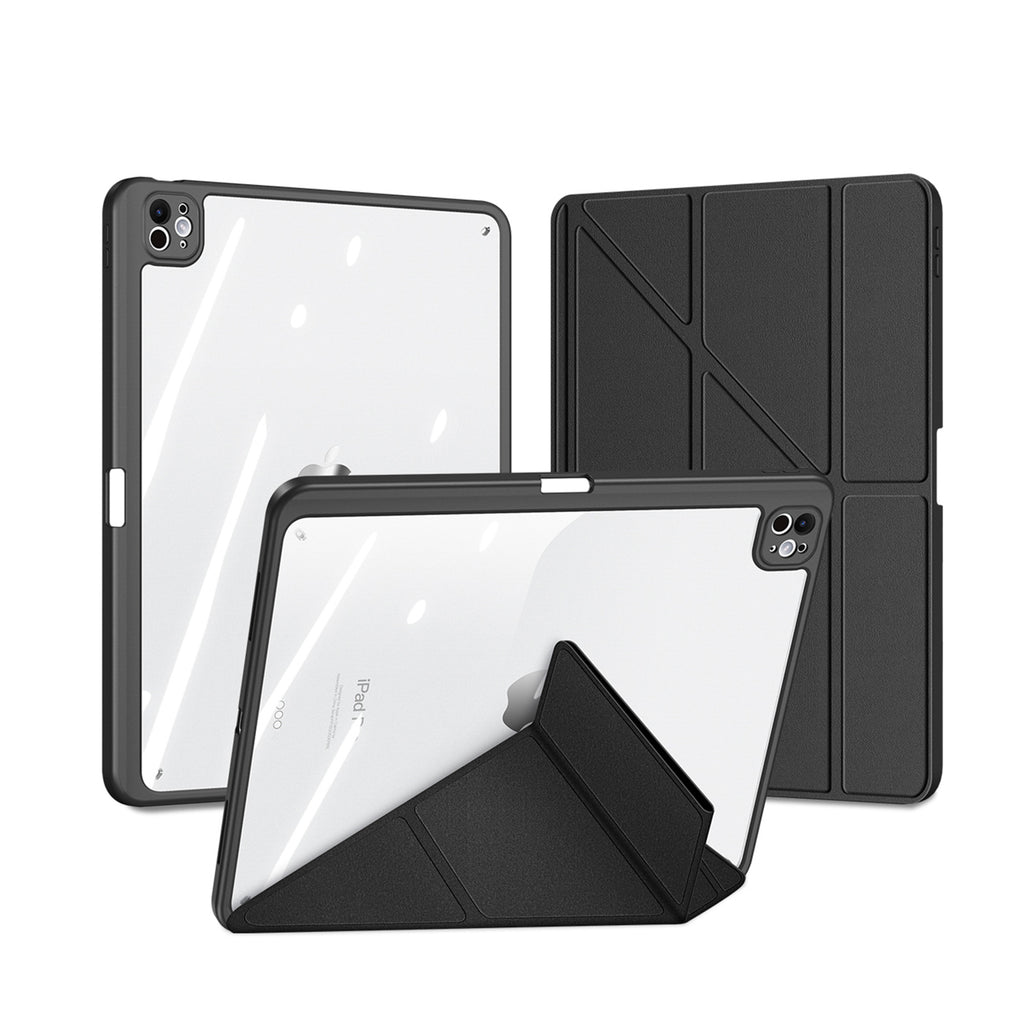Dux Ducis Magi dėklas, skirtas iPad Pro 13" (2024/2025) su stovu – juodas