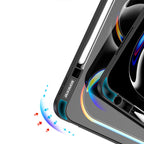 Dux Ducis Magi dėklas, skirtas iPad Pro 13" (2024/2025) su stovu – juodas