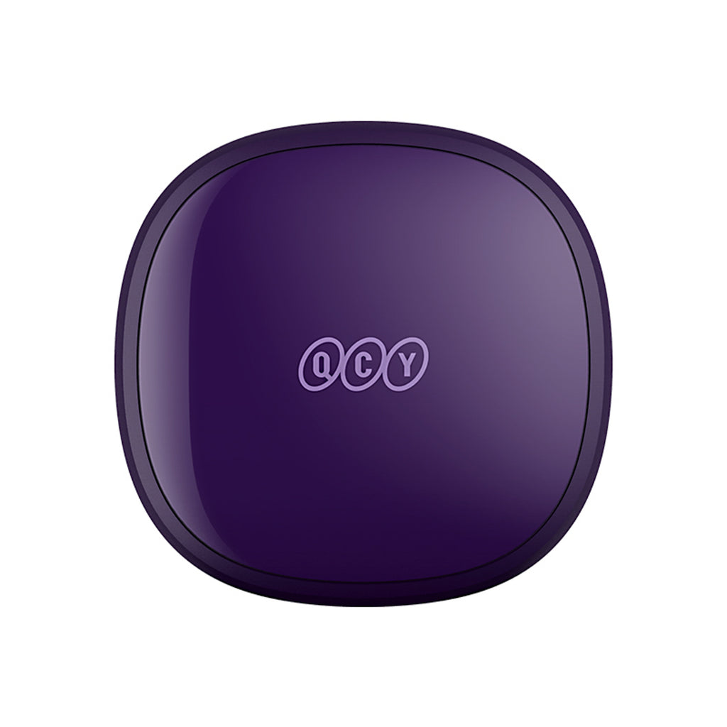 QCY T13X ausies viduje nuotolinės žarnos su ENC IPX5 Bluetooth 5.3 - violetinė -- Headphones