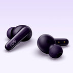 QCY T13X ausies viduje nuotolinės žarnos su ENC IPX5 Bluetooth 5.3 - violetinė -- Headphones