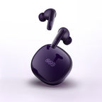 QCY T13X ausies viduje nuotolinės žarnos su ENC IPX5 Bluetooth 5.3 - violetinė -- Headphones