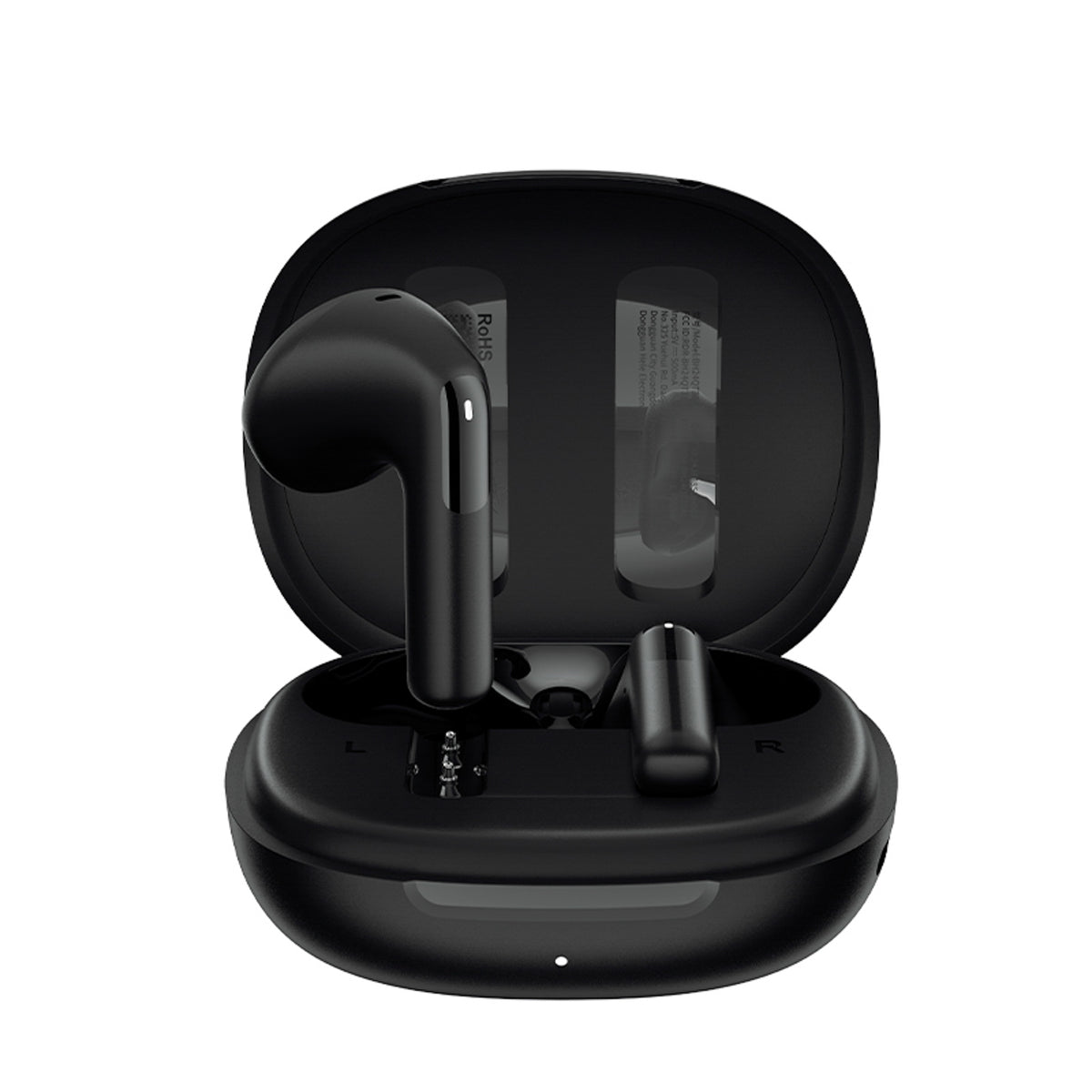 QCY AilyBuds E10 į ausis įdedamos ausinės su ENC LDAC Hi-Res Audio IPX4 Bluetooth 5.4 – juodos