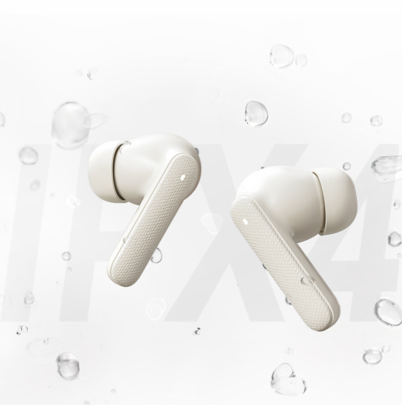 QCY Buds In-Ear ausinės su ENC SBC IPX4 Bluetooth 5.4 – baltos spalvos