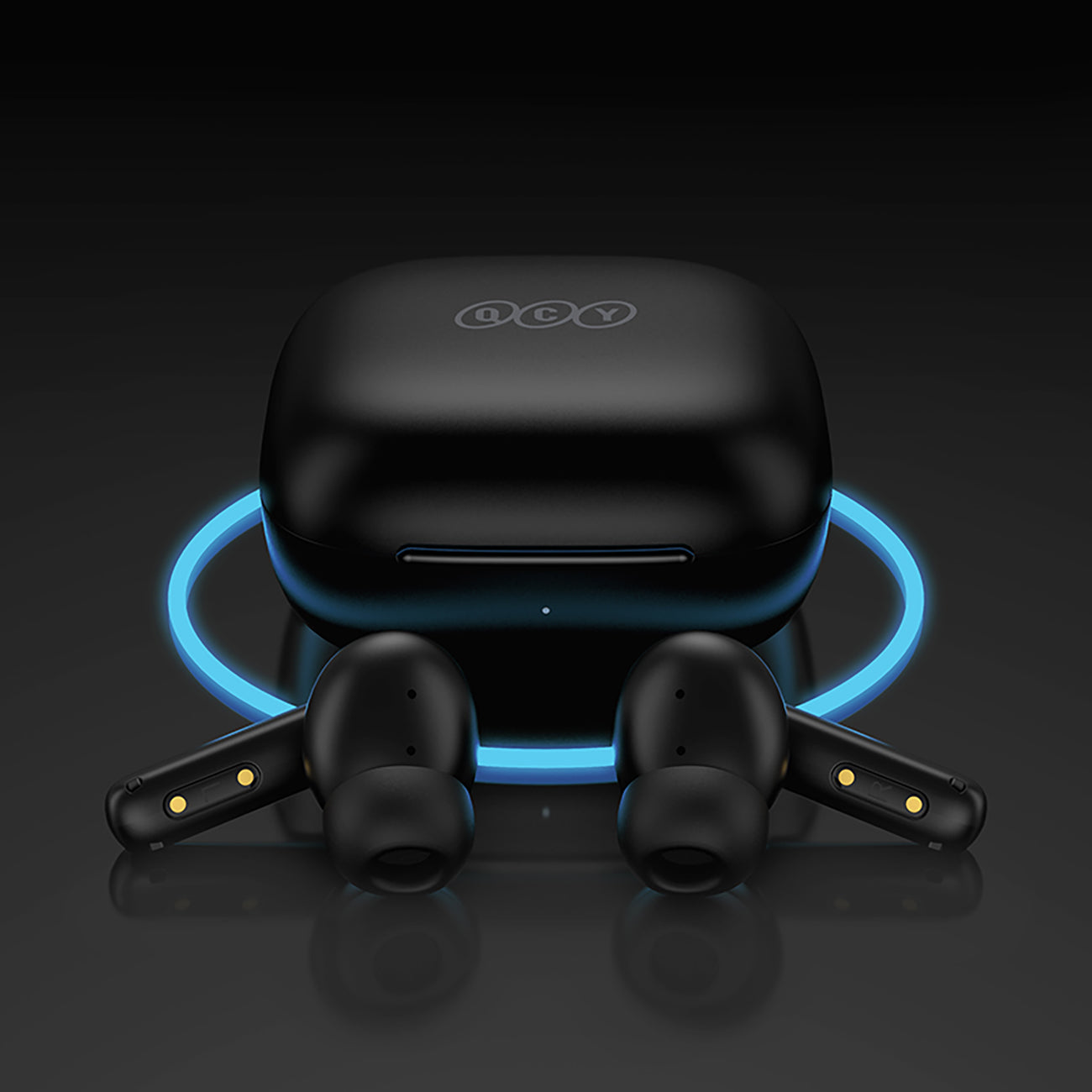 QCY T13 į ausis įdedamos ausinės su ANC IPX5 Bluetooth 5.3 – juodos -- Headphones