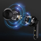 QCY T13 į ausis įdedamos ausinės su ANC IPX5 Bluetooth 5.3 – juodos -- Headphones