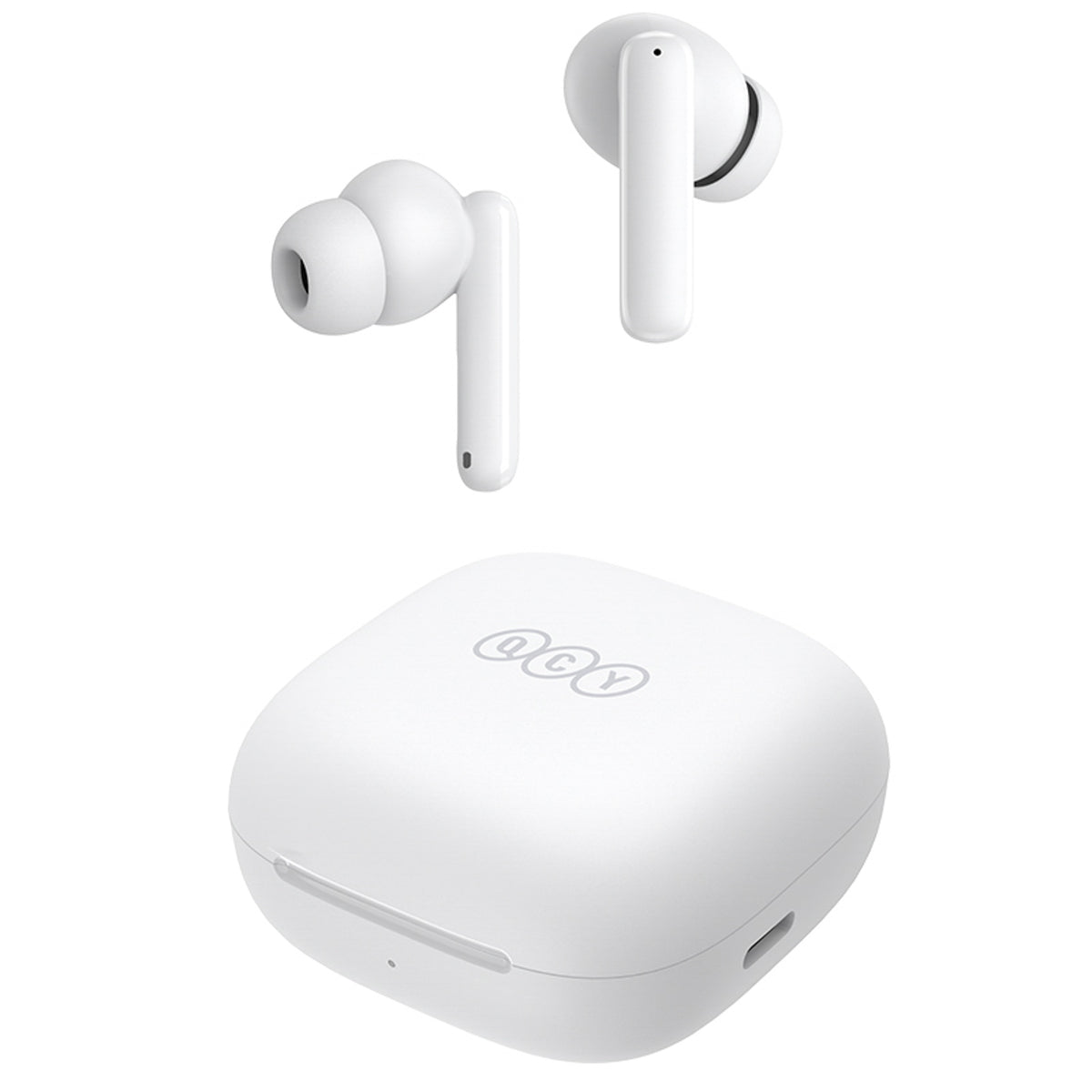 QCY T13 į ausis įdedamos ausinės su ANC IPX5 Bluetooth 5.3 – baltos