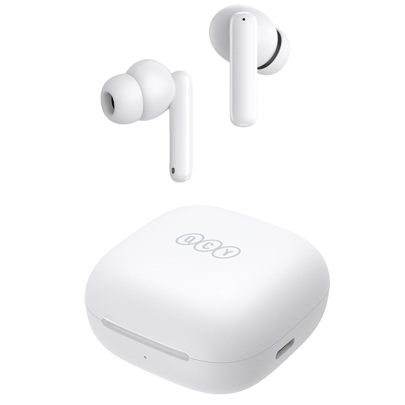 QCY T13 į ausis įdedamos ausinės su ANC IPX5 Bluetooth 5.3 – baltos