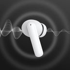 QCY T13 į ausis įdedamos ausinės su ANC IPX5 Bluetooth 5.3 – baltos