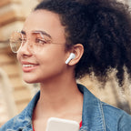 QCY T13 į ausis įdedamos ausinės su ANC IPX5 Bluetooth 5.3 – baltos