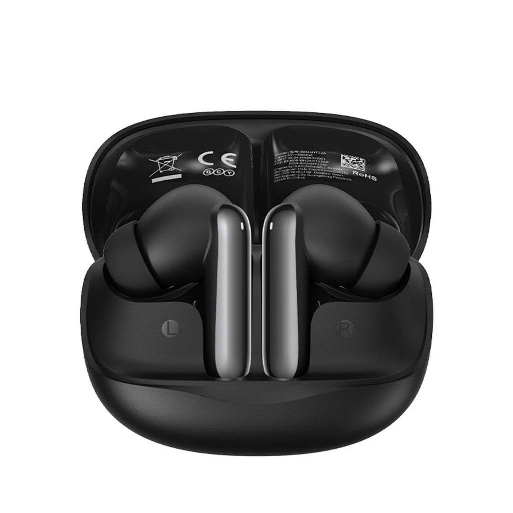 QCY Melobuds N50 ausinės su ANC IPX4 Bluetooth 5.4 – juodos