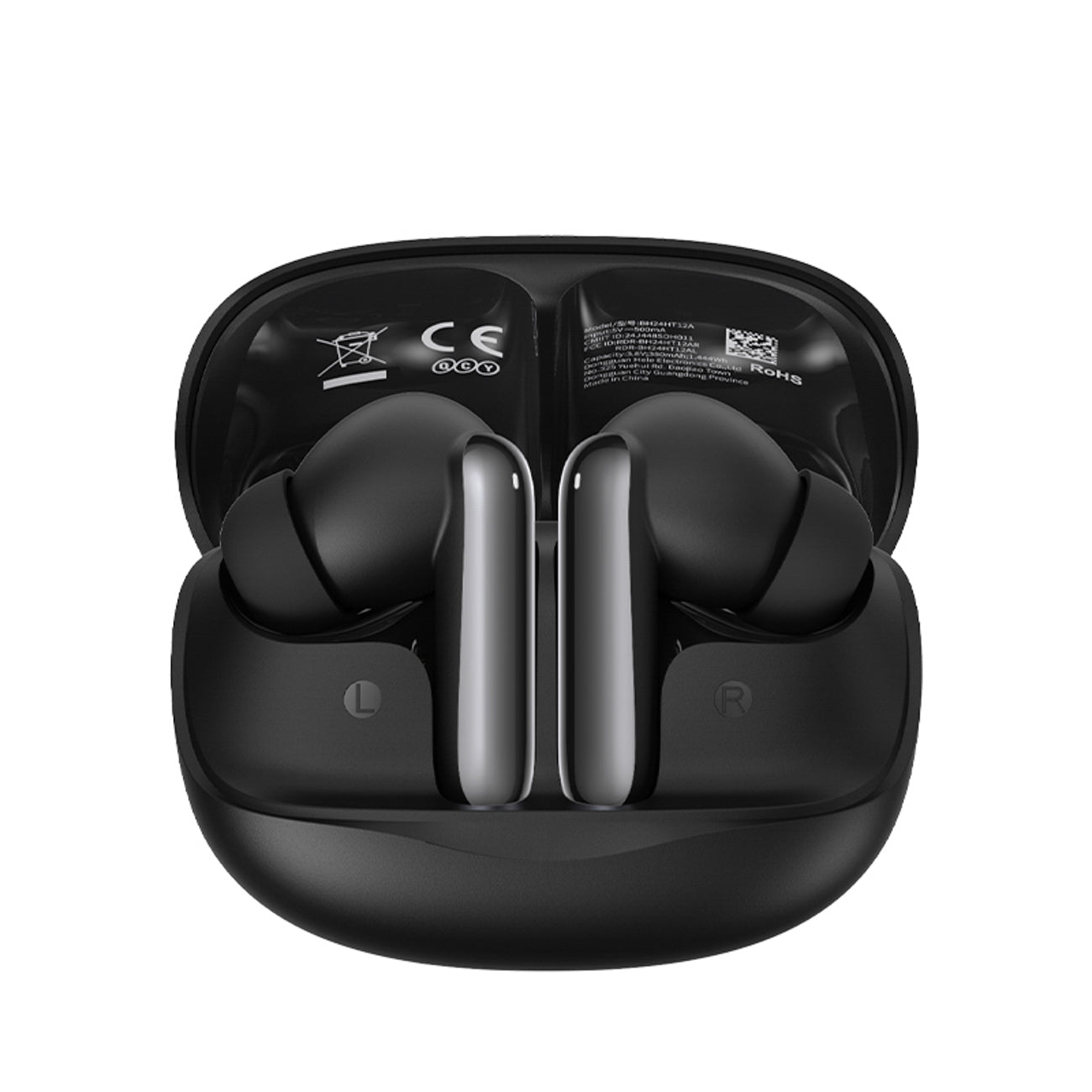 QCY Melobuds N50 ausinės su ANC IPX4 Bluetooth 5.4 – juodos