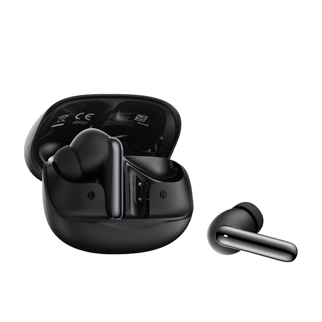 QCY Melobuds N50 ausinės su ANC IPX4 Bluetooth 5.4 – juodos