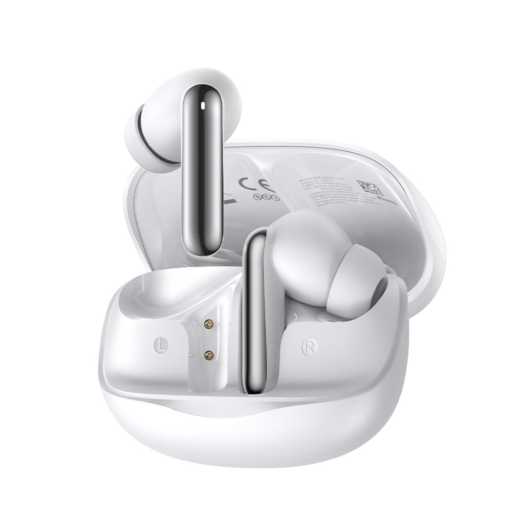 QCY Melobuds N50 ausinės su ANC IPX4 Bluetooth 5.4 – baltos spalvos