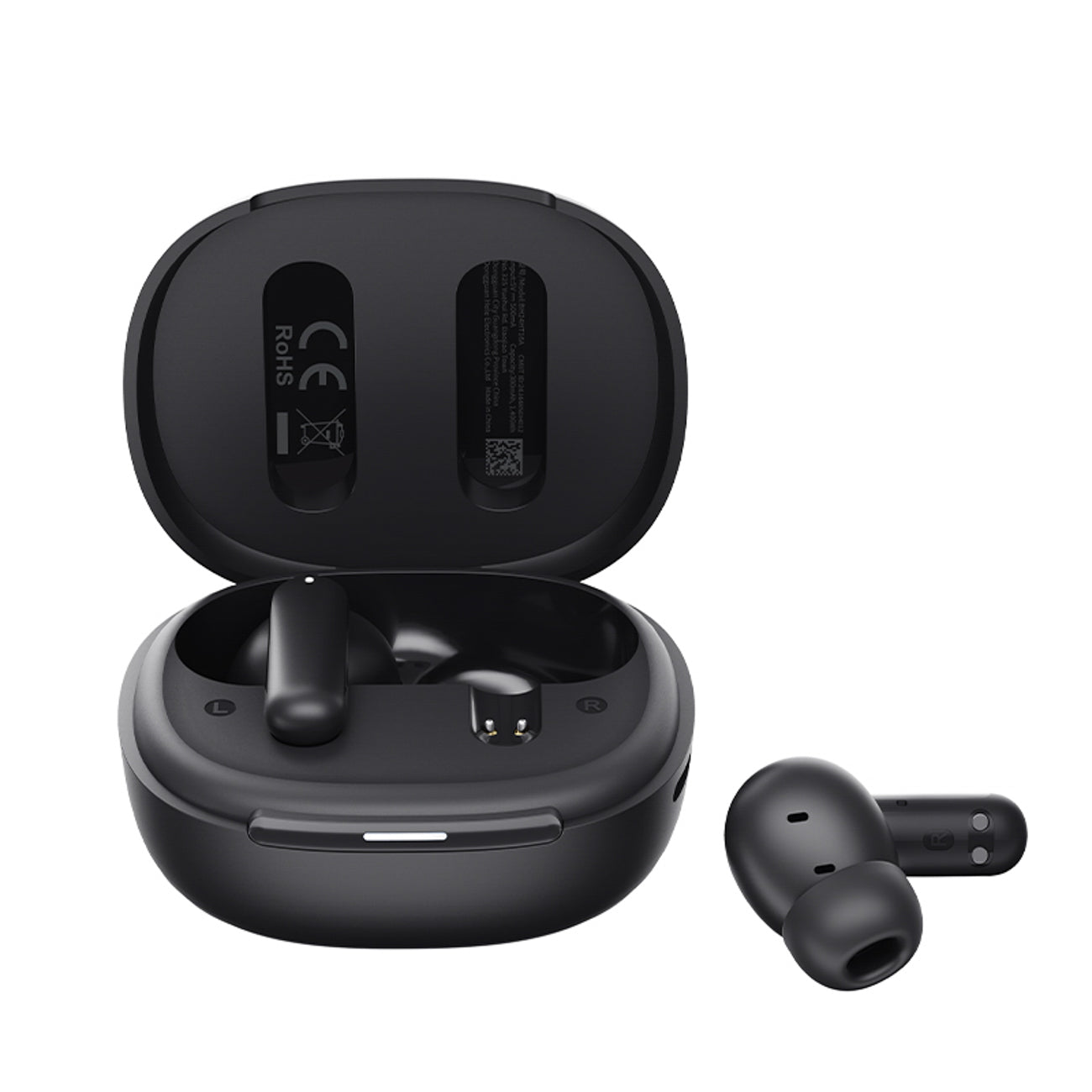 QCY MeloBuds N30 į ausis įdedamos ausinės su ANC Bluetooth 5.4 IPX4 – juodos