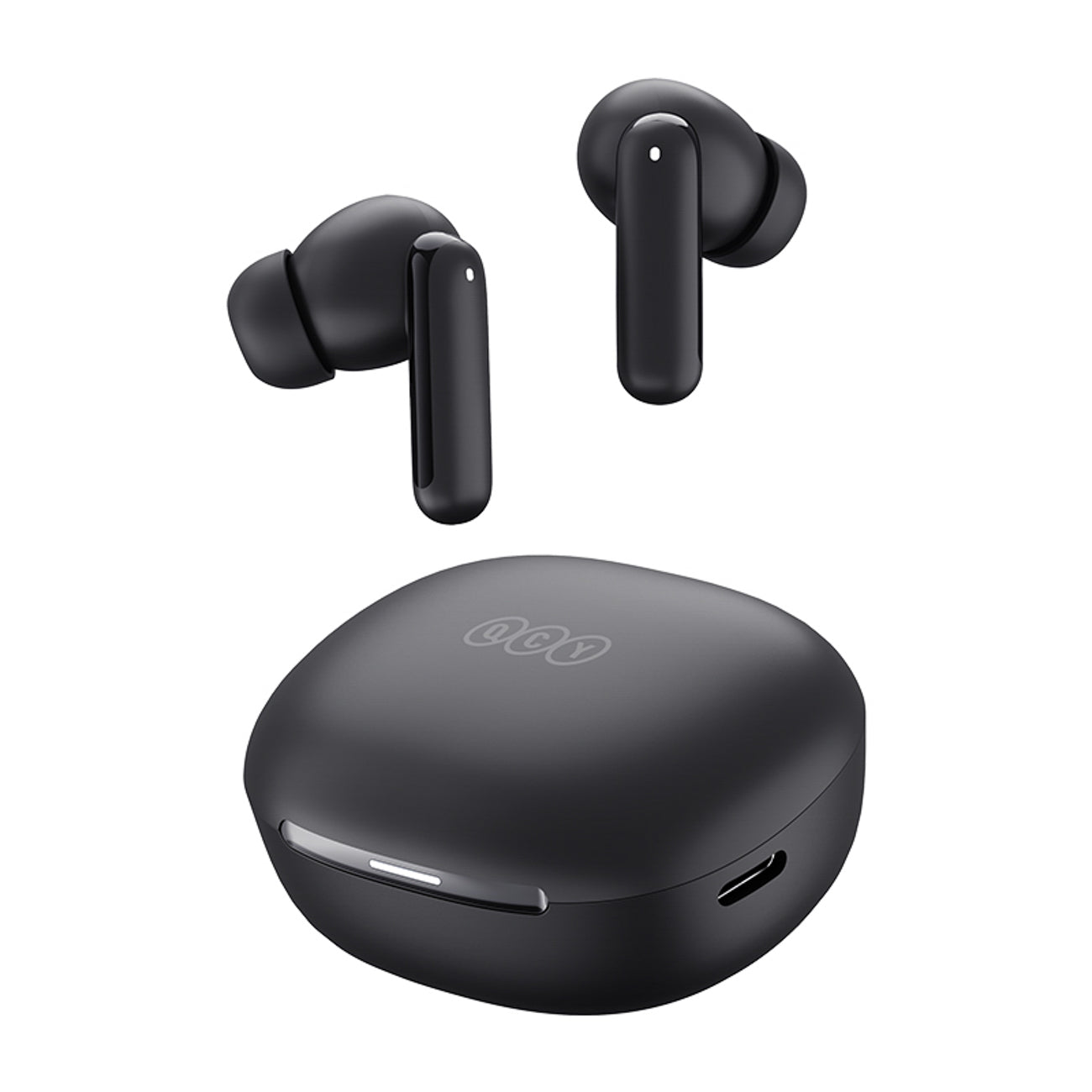 QCY MeloBuds N30 į ausis įdedamos ausinės su ANC Bluetooth 5.4 IPX4 – juodos