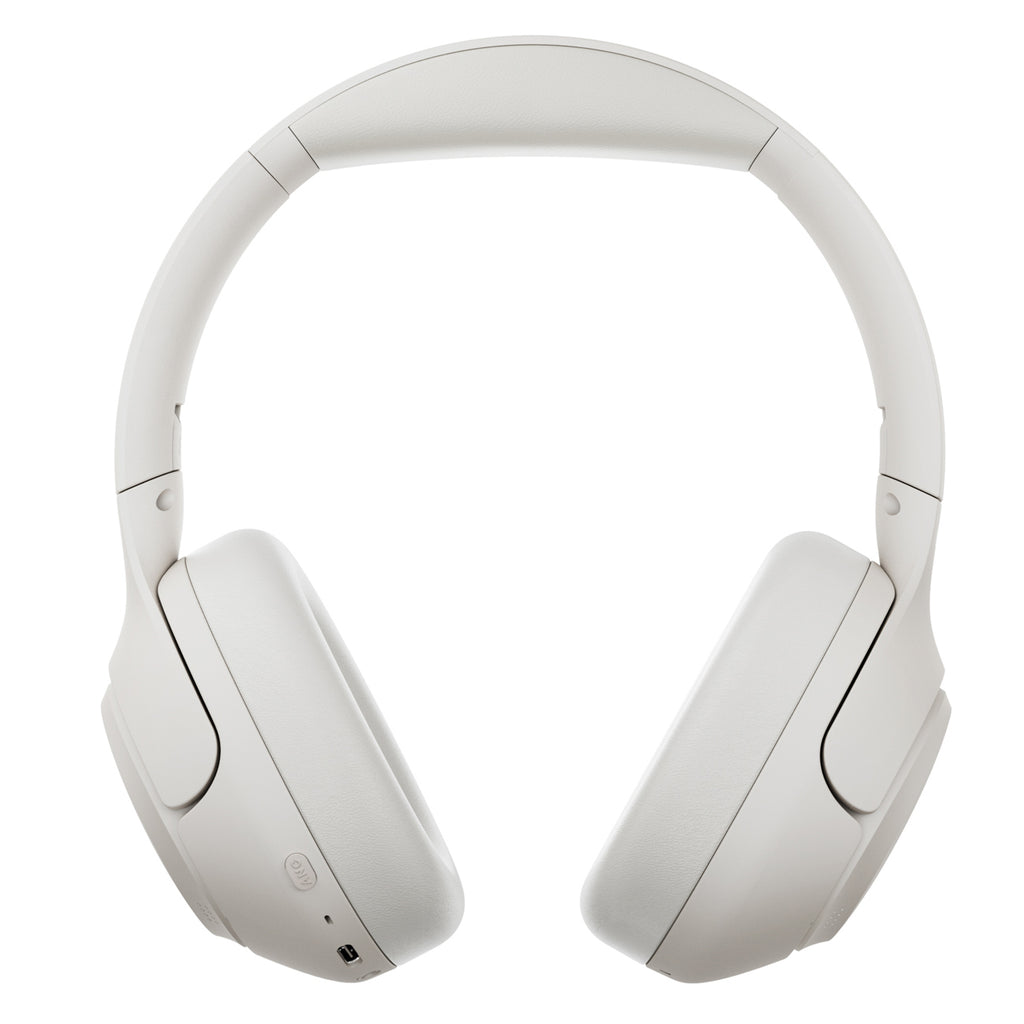 QCY H3 ant ausinės uždedamos ausinės su ANC Bluetooth 5.4 Hi-Res Audio – balta