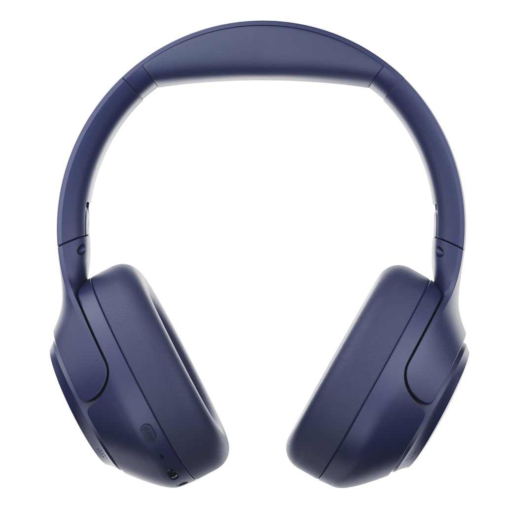 QCY H3 ant ausinės uždedamos ausinės su ANC Bluetooth 5.4 Hi-Res garsu – mėlyna -- Headphones
