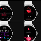 QCY Watch GT AMOLED IPX8 280mAh išmanusis laikrodis - juodas -- QCY Watch GT