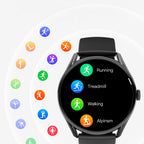 QCY Watch GT AMOLED IPX8 280mAh išmanusis laikrodis - juodas -- QCY Watch GT