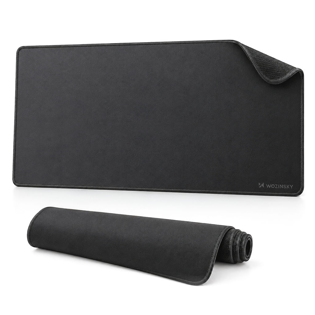 Wozinsky WPD-B1000 žaidimų stalinis kilimėlis XXL 1000x500mm vandeniui atsparus - juodas -- Uncategorized