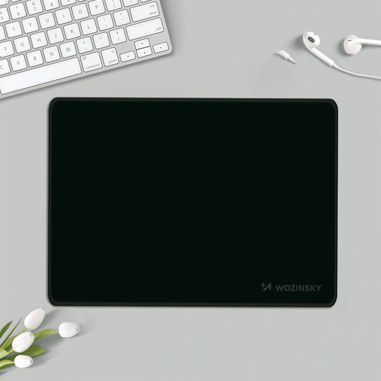 Wozinsky WPD-B350 žaidimų pelės kilimėlis 350x250mm Nepralaidus vandeniui - Juodas -- Uncategorized