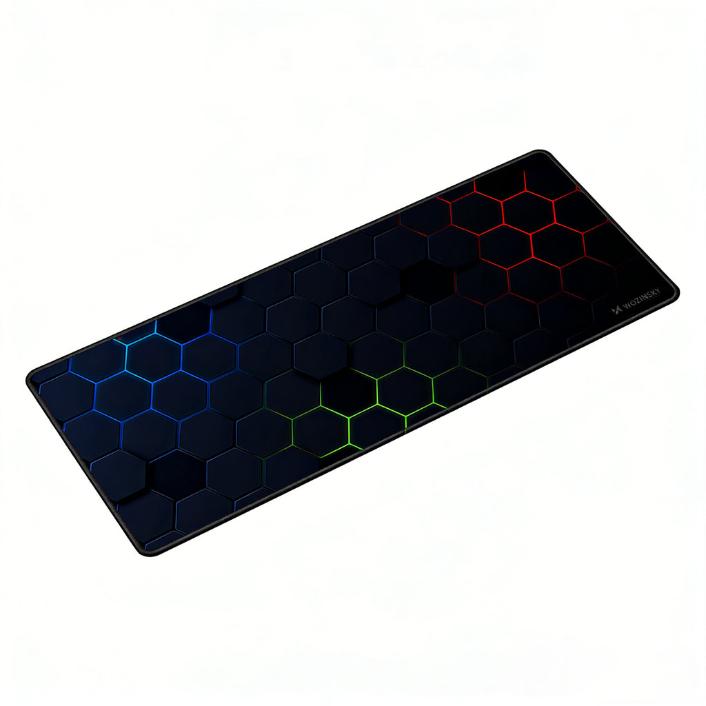 Wozinsky WPD-B800 žaidimų pelės kilimėlis 800x300mm Vandeniui atsparus su raštu - Juodas -- Uncategorized