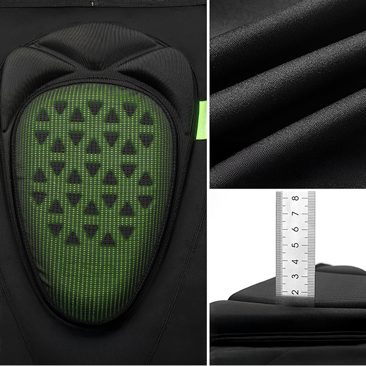 Qunature Ski Advanced XL apsauginės šortės šlaunims - slidės, snouboardi, čiužiniai - juoda -- Cycling Accessories