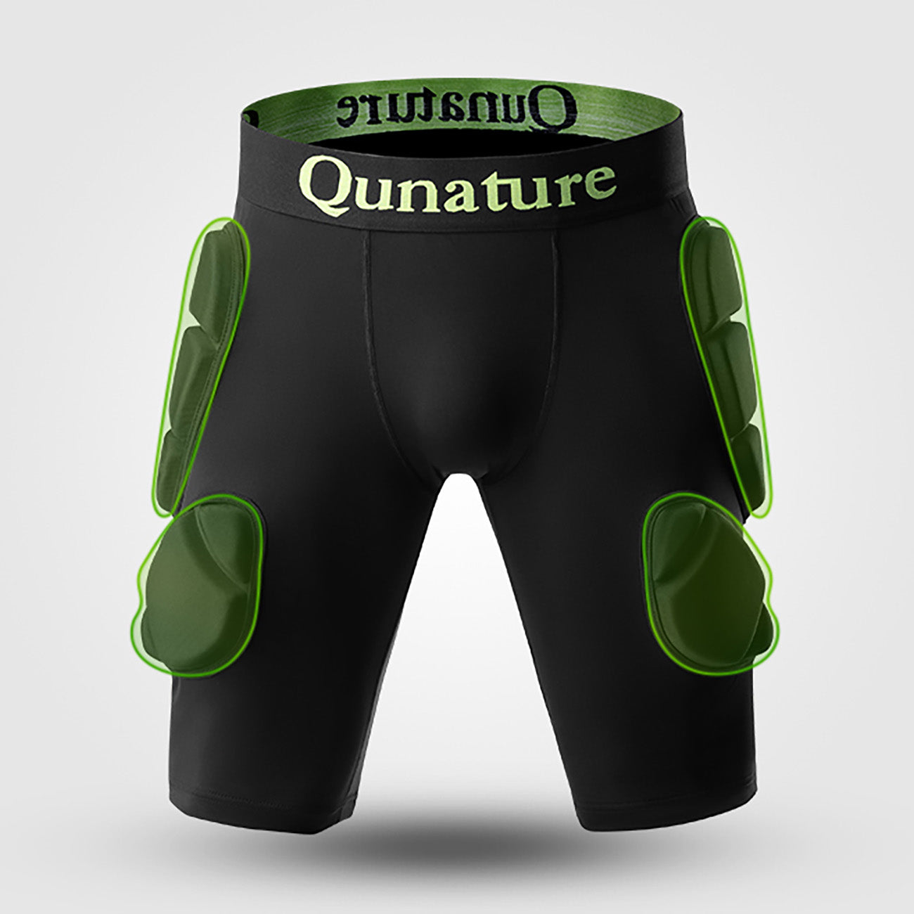 Qunature Ski Advanced XL apsauginės šortės šlaunims - slidės, snouboardi, čiužiniai - juoda -- Cycling Accessories