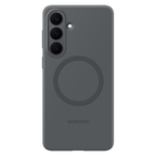 Samsungg Silicone Magnet Dėklas, skirtas Samsung Galaxy S26, suderinamas su MagSafe - juodas