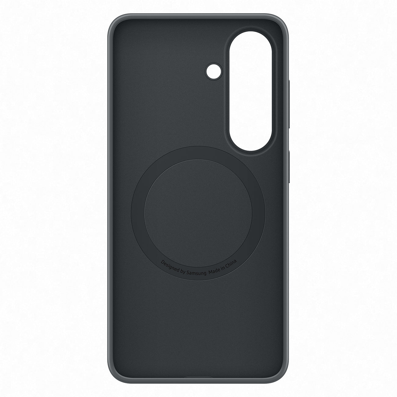 Samsungg Silicone Magnet Dėklas, skirtas Samsung Galaxy S26, suderinamas su MagSafe - juodas