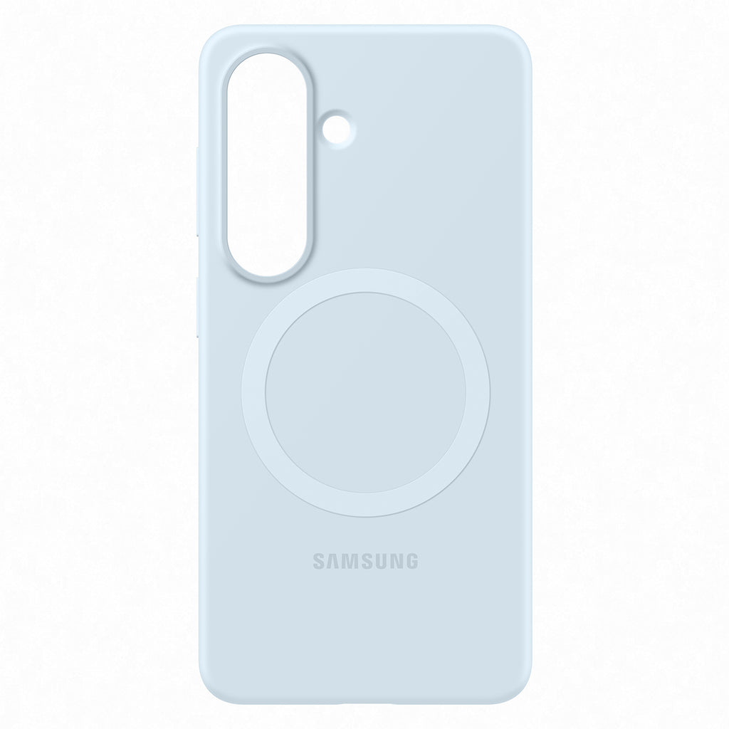 Samsungg Silicone Magnet Dėklas, skirtas Samsung Galaxy S26, MagSafe Suderinamas – mėlynas