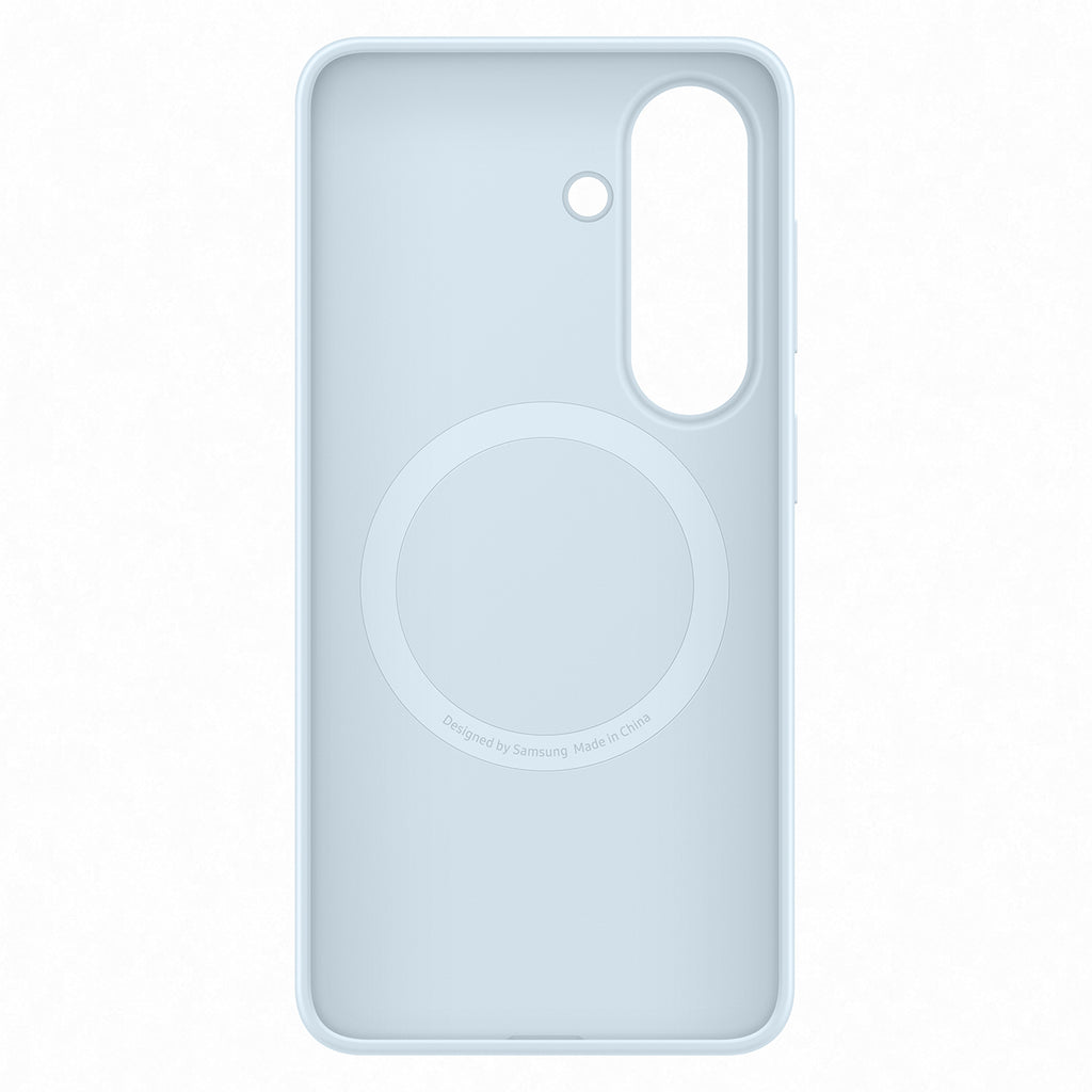 Samsungg Silicone Magnet Dėklas, skirtas Samsung Galaxy S26, MagSafe Suderinamas – mėlynas