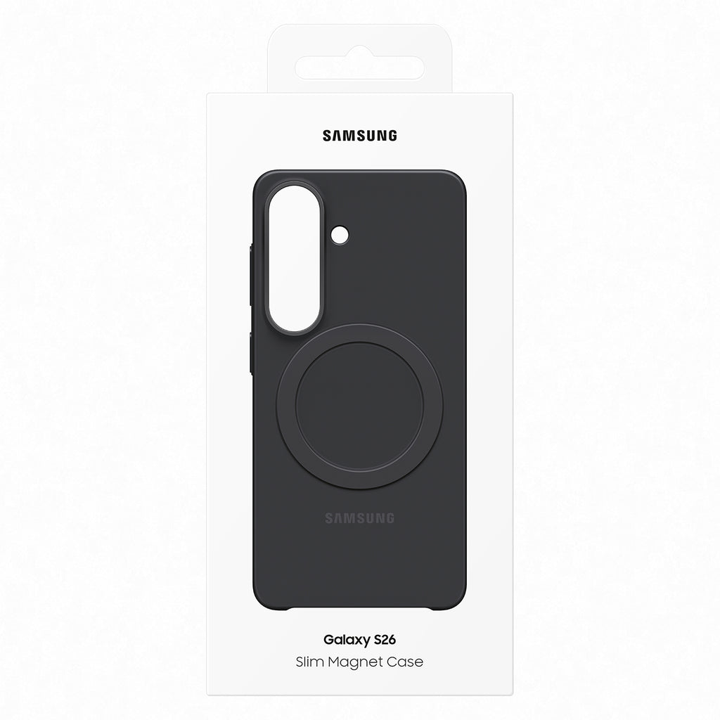 Samsung Slim Magnet Dėklas, skirtas Samsung Galaxy S26, suderinamas su MagSafe - juodas