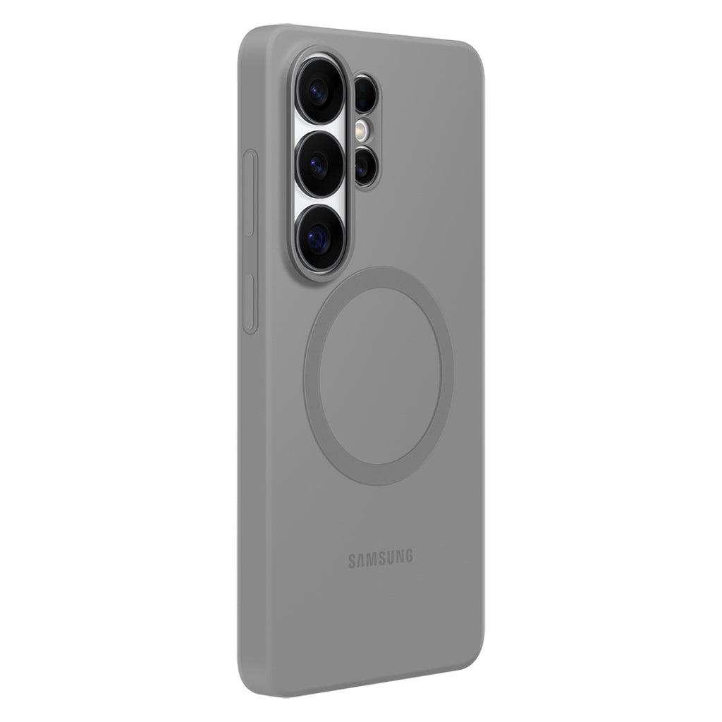 Samsung Silikoninis Magnet Dėklas, skirtas Samsung Galaxy S26 Ultra, MagSafe Suderinamas – pilka