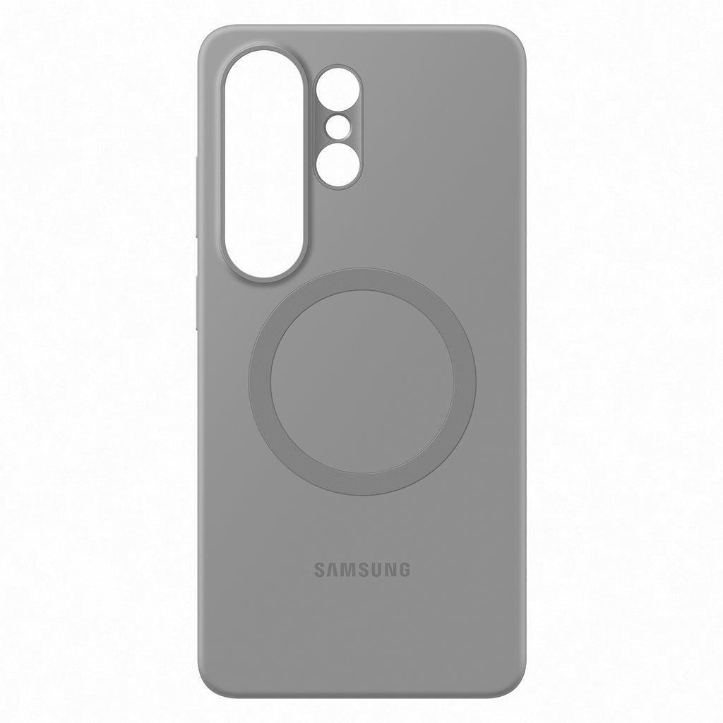 Samsung Silikoninis Magnet Dėklas, skirtas Samsung Galaxy S26 Ultra, MagSafe Suderinamas – pilka
