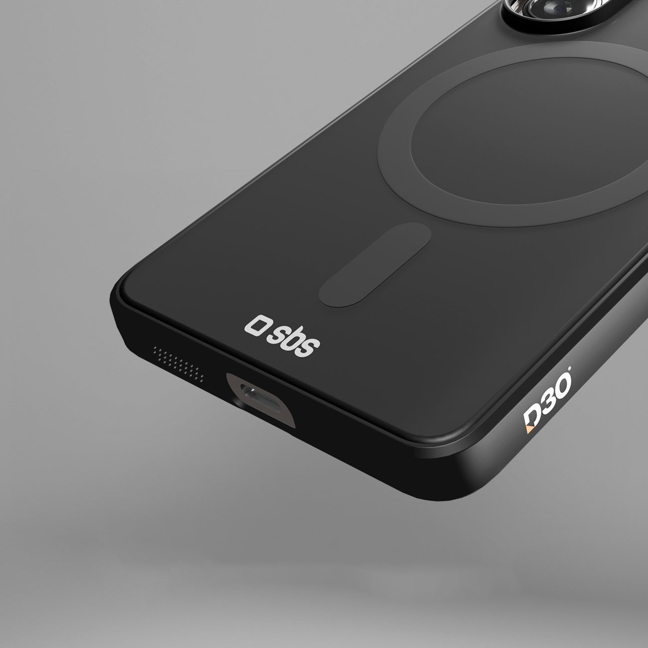 SBS Full Active Case D3O, skirtas Samsung Galaxy S26, MagSafe Suderinamas – juodas
