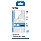 SBS Cover Light Mag Apsauginis dėklas, skirtas Samsung Galaxy S26 Ultra Compatible with MagSafe – skaidrus