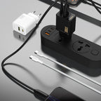 Dudao sieninis įkroviklis A27TCEU PD 30W GaN USB-A USB-C su USB-C laidu - baltas